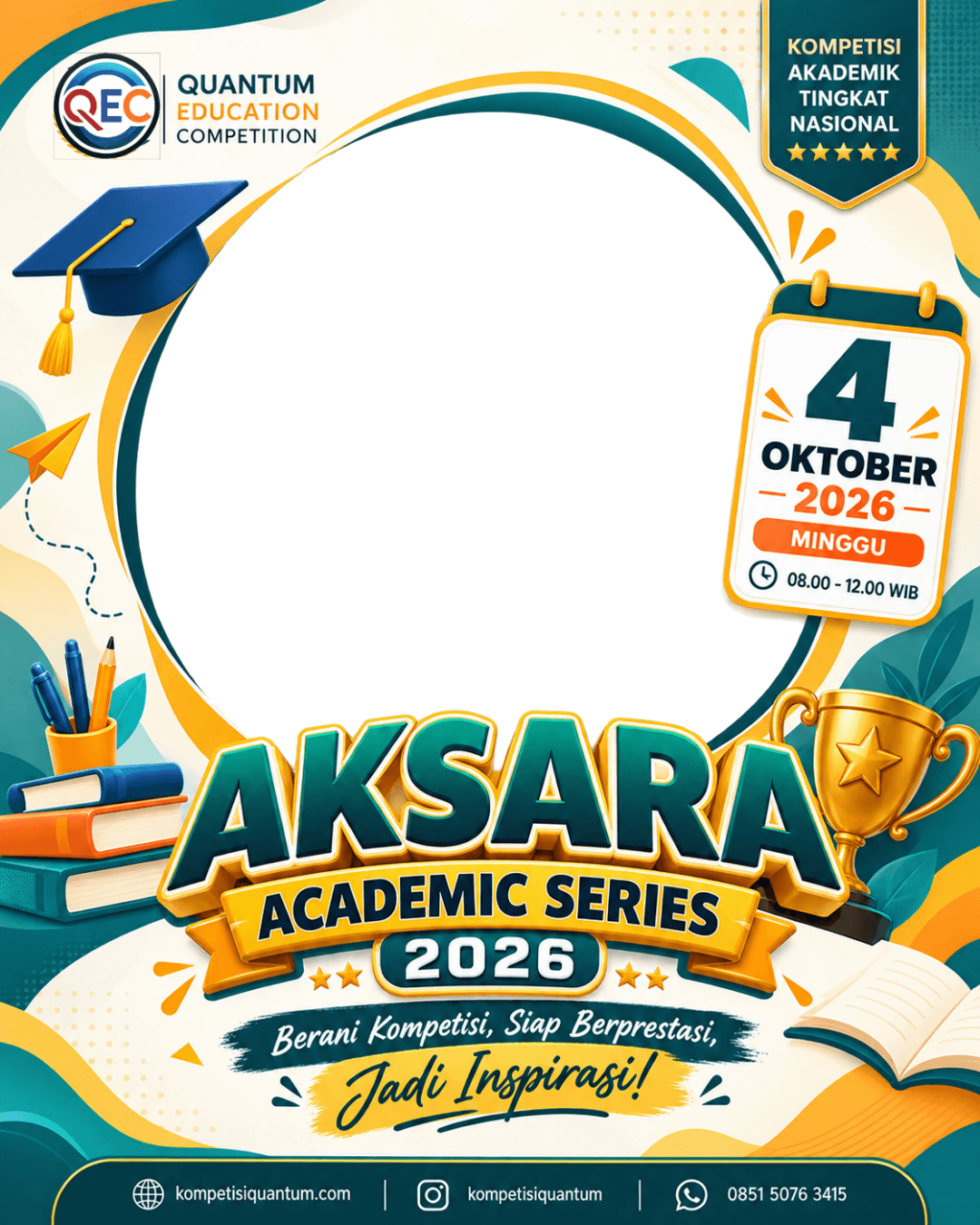 Pratinjau twibbon AAS 2026