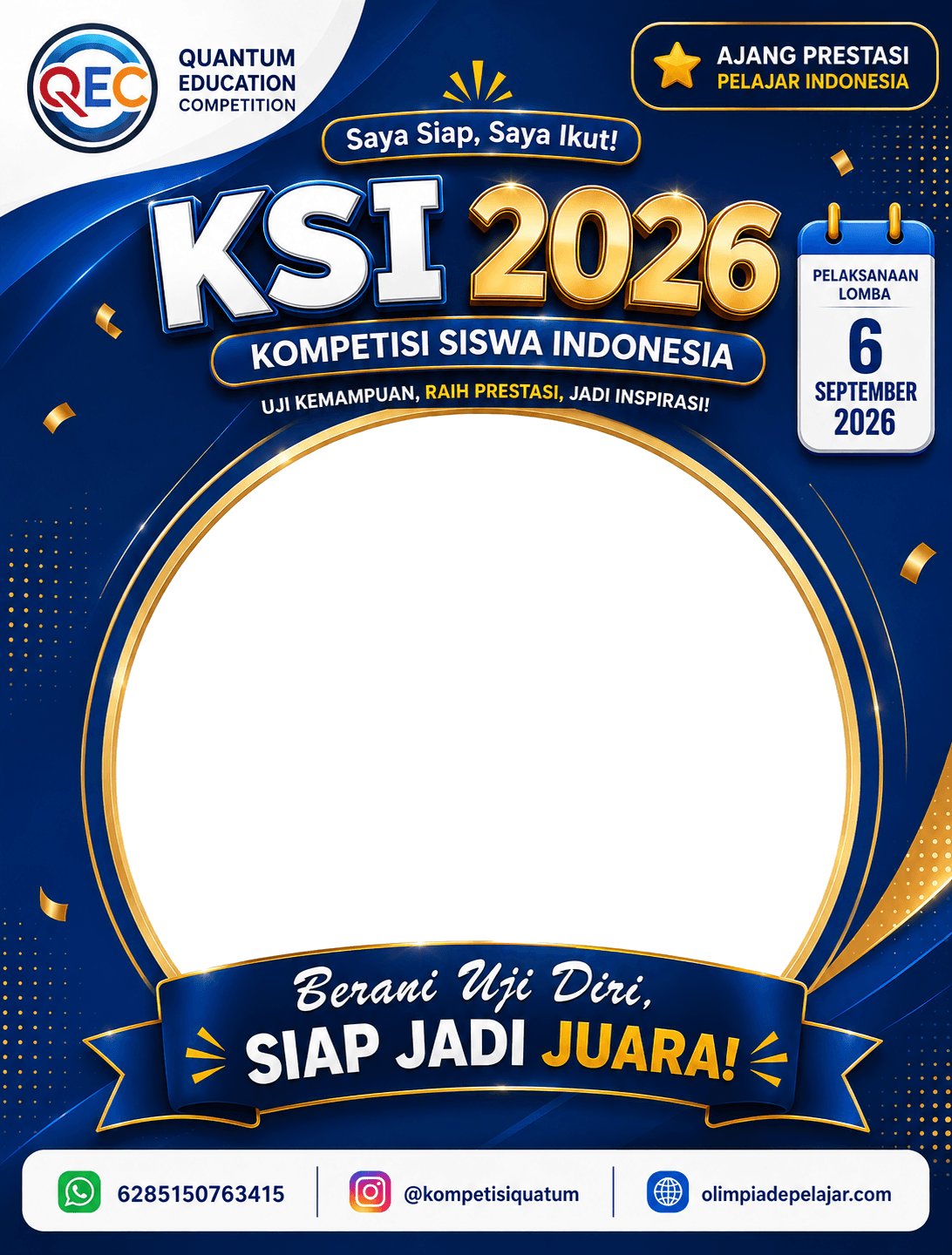 Pratinjau twibbon KSI 2026